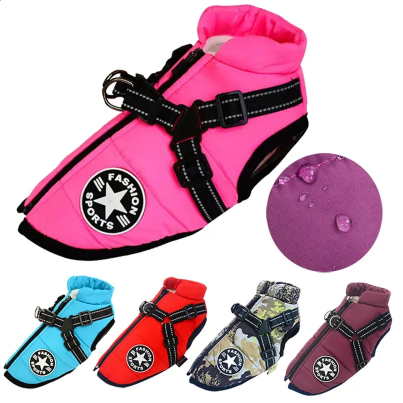 Abbigliamento per cani Abbigliamento per cuccioli Cappotto invernale Giacca per costume riflettente di taglia piccola e media Pet Chihuahua Bulldog francese Pug Abiti 231118