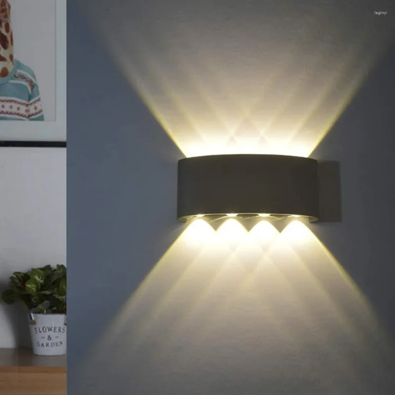 Wall Lamp Lights Outdoor/Indoor Up And Down Aluminium Modern Sconce LED Light For Living Room Bedroom Bathroom Hallway