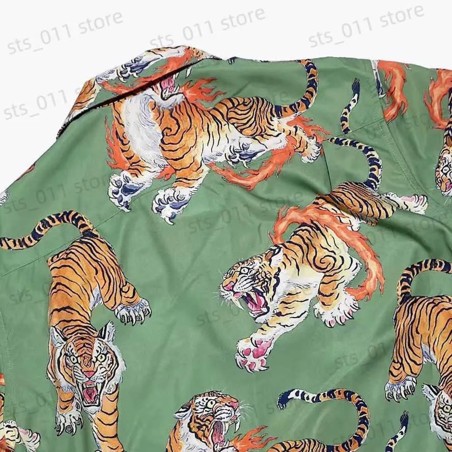 トップス 25ss WACKO MARIA TIGER SHAWAIIAN SHIRT Wacko Maria Tiger Hawaiian Short Sleeve Shirt Type 6 White