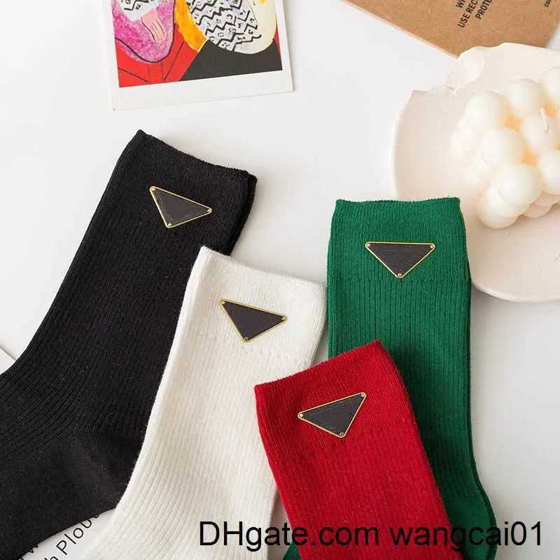 wangcai01Chaussettes pour hommes Chaussettes d'hiver pour femmes Chaussettes de luxe en coton respirant pour hommes