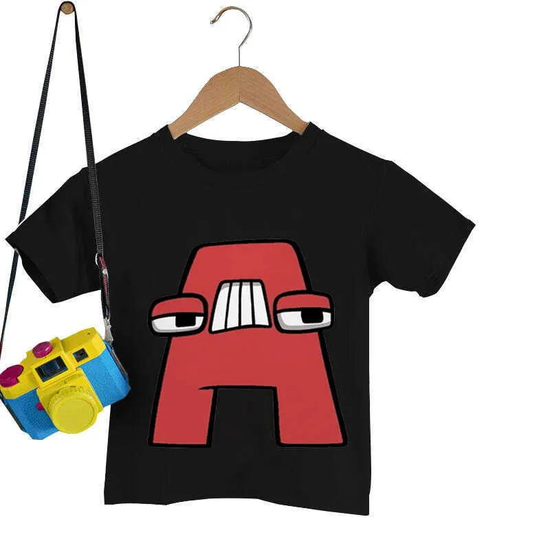 T Shirts Alphabet Lore Clothes Kawaii Anime Game T Shirt Roblox