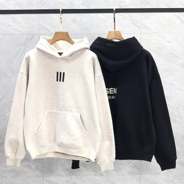 Letter street designer hoodie män tröja vinter mode rund nacke tröja lös brev broderi hoodie stickad tröja jacka mode trend hoodie ess