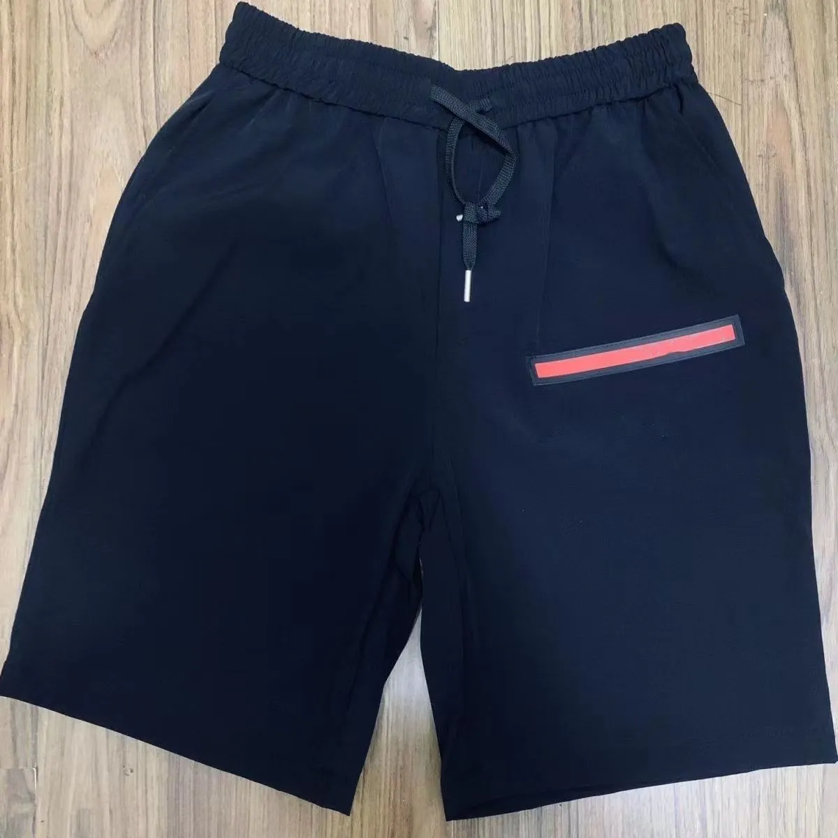 Herrshorts Byxor Solid joggingbyxor svart blå strand enkel dragkedja Ficka Kort bomull fritidsbyxor