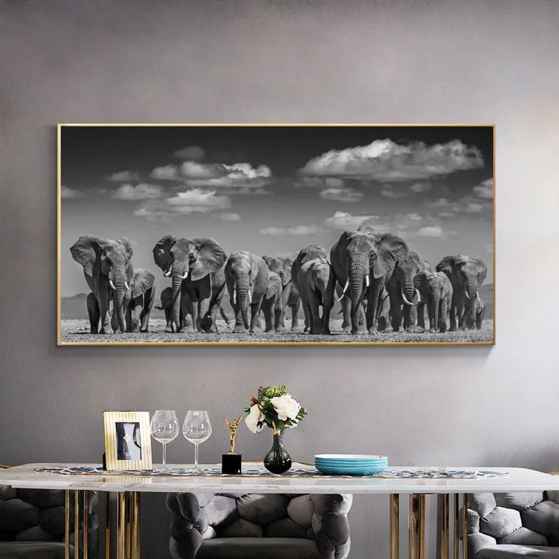 Moderne Dieren Posters En Prints Muur Art Canvas Schilderij Afrikaanse