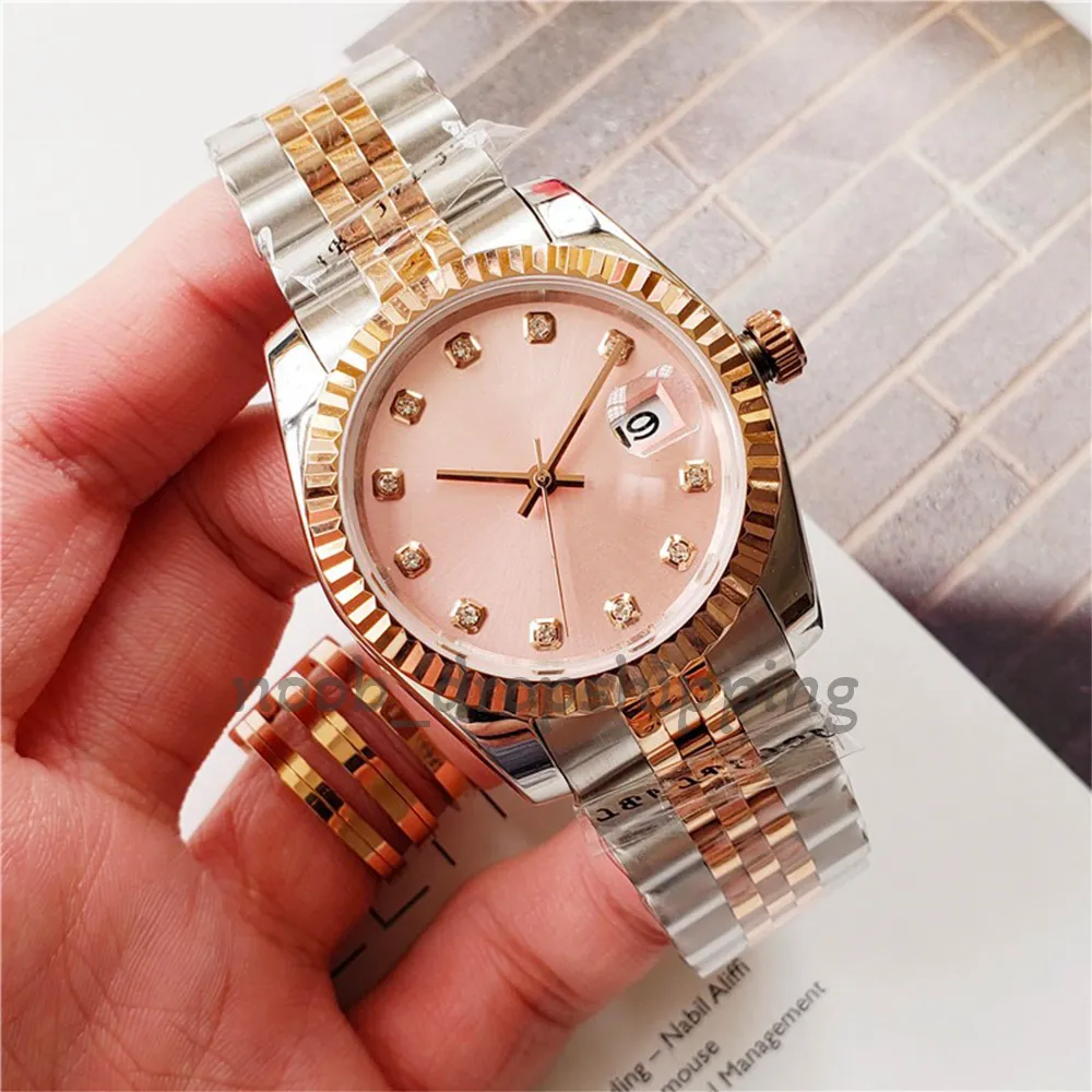 2024 Par Diamond Watch Automatic 41/36mm Mechanical 31mm/28mm Quartz Watches With Box Sapphire Waterproof Auto Date Wristwatches Mens Luxury Watch