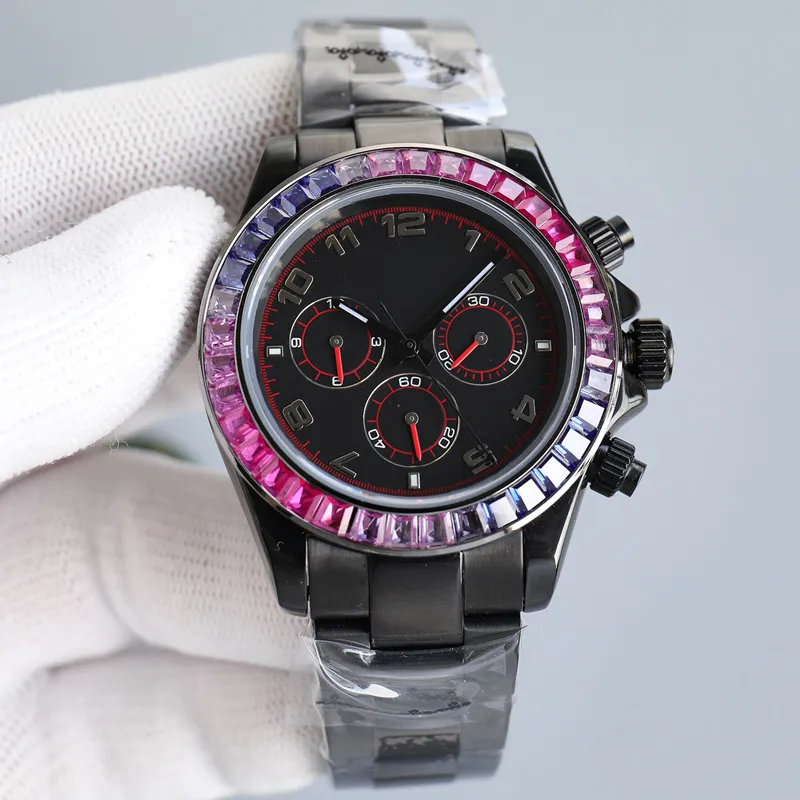 Diamond Watch Herrenuhren Automatisches mechanisches Uhrwerk Uhren 40 mm Saphir Mode Business Designeruhren Montre De Luxe