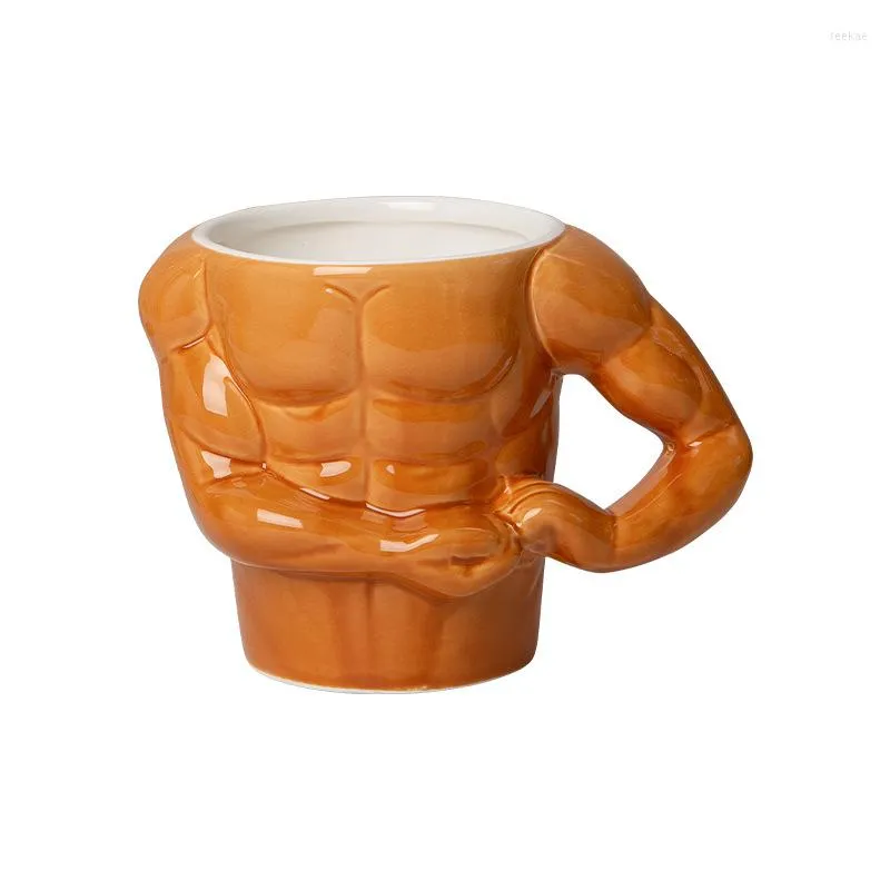 Mugs Muscle Man Kubek ceramiczny kawa kawa kreatywna osobowość woda urodzin