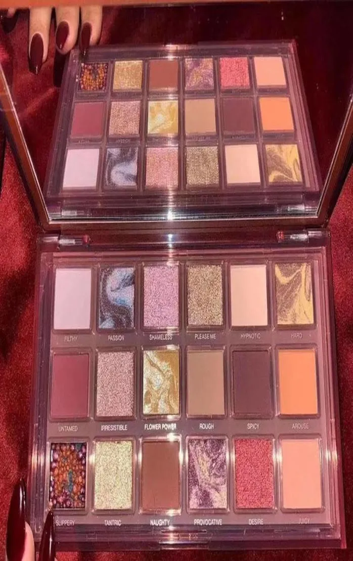 El maquillaje más nuevo Sombra de ojos desnuda traviesa 18 colores Brillo Mate Metálico Paleta de sombras de ojos Polvo prensado Cosméticos de belleza 2041776