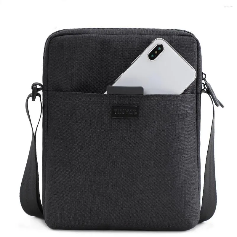 Portadocumenti Borse da uomo Borsa a tracolla in tela leggera Casual Crossbody Waterproof Business For Men Computer Mens