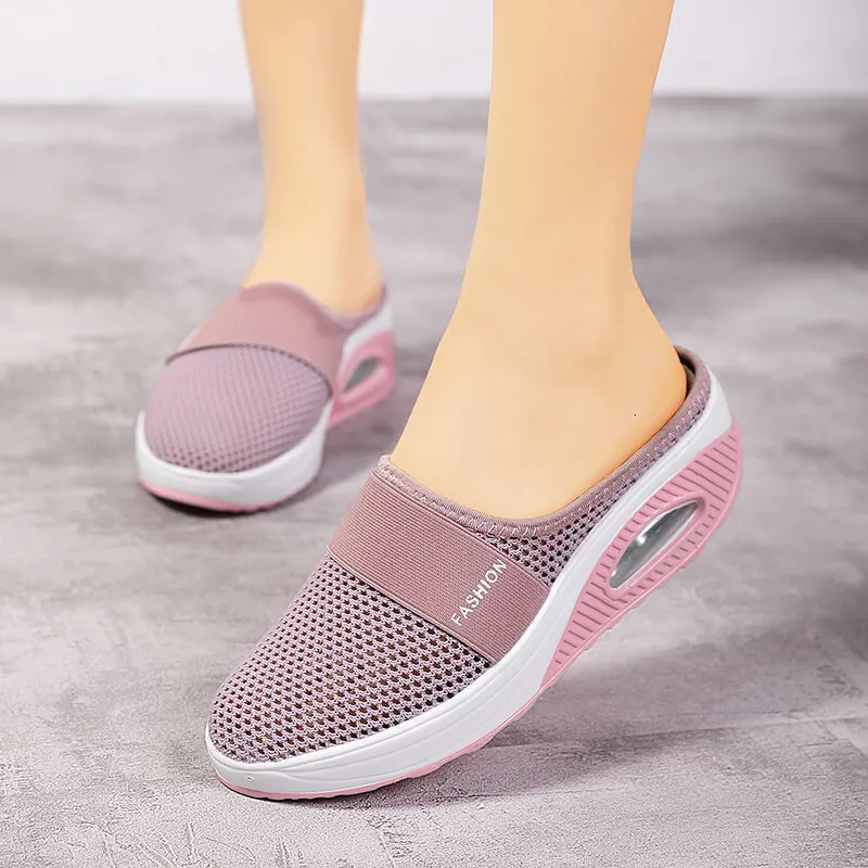 Orthopädische Hausschuhe Damen - Air Cushion Pantoffeln Für Diabetiker