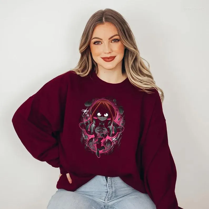 Kobiet z kapturem bohatera Uravita Ochakouraraka z kapturem jesień i zimowe kobiety streetwear hip-hop pullover wysokiej jakości top akademicki