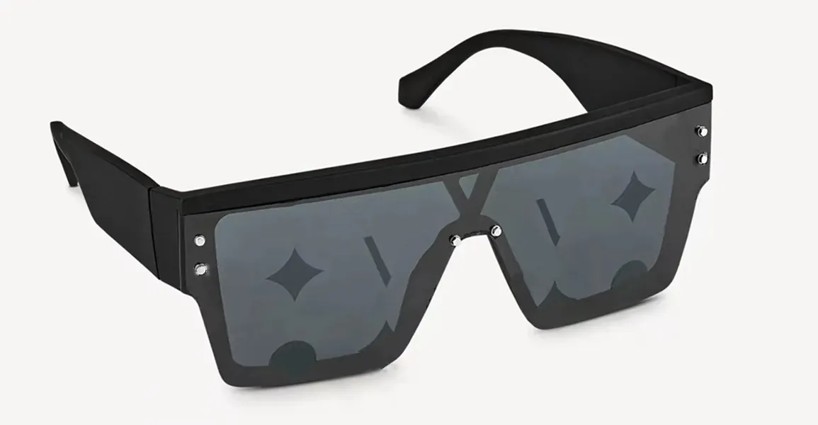 Modedesigner waimea solglasögon för män vintage fyrkant matt material bokstavstryck linsglasögon utomhus anti-ultraviolet kommer med fodral