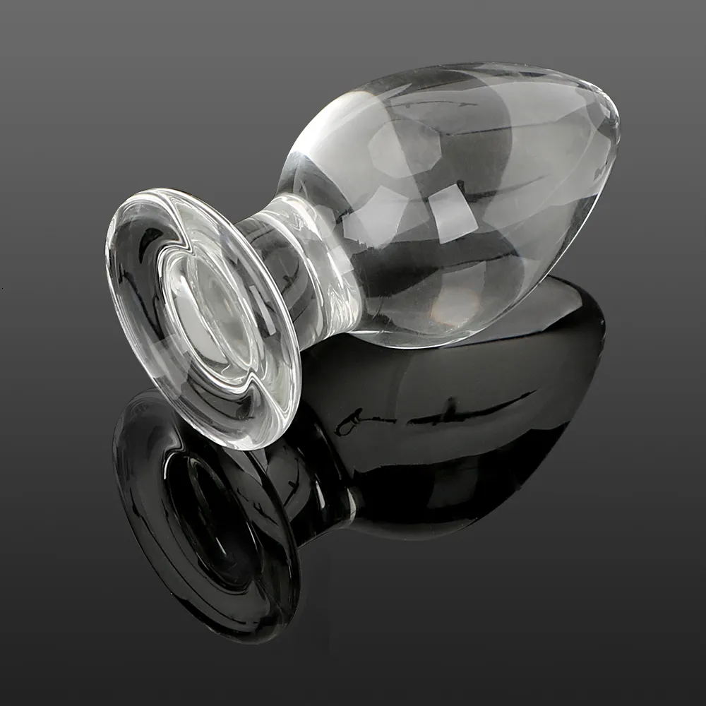 Analleksaker 20 mm 50 mm Big Butt Plug Dilator för kvinnor l Expander Glas Dildos Kvinna Onanist Kön Män 1_voghion.com