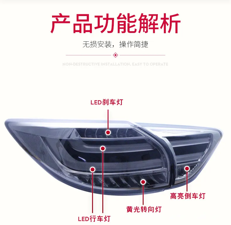 Auto Rücklichter Für Mazda CX 5 Rücklicht Montage Modifiziertes LED ...
