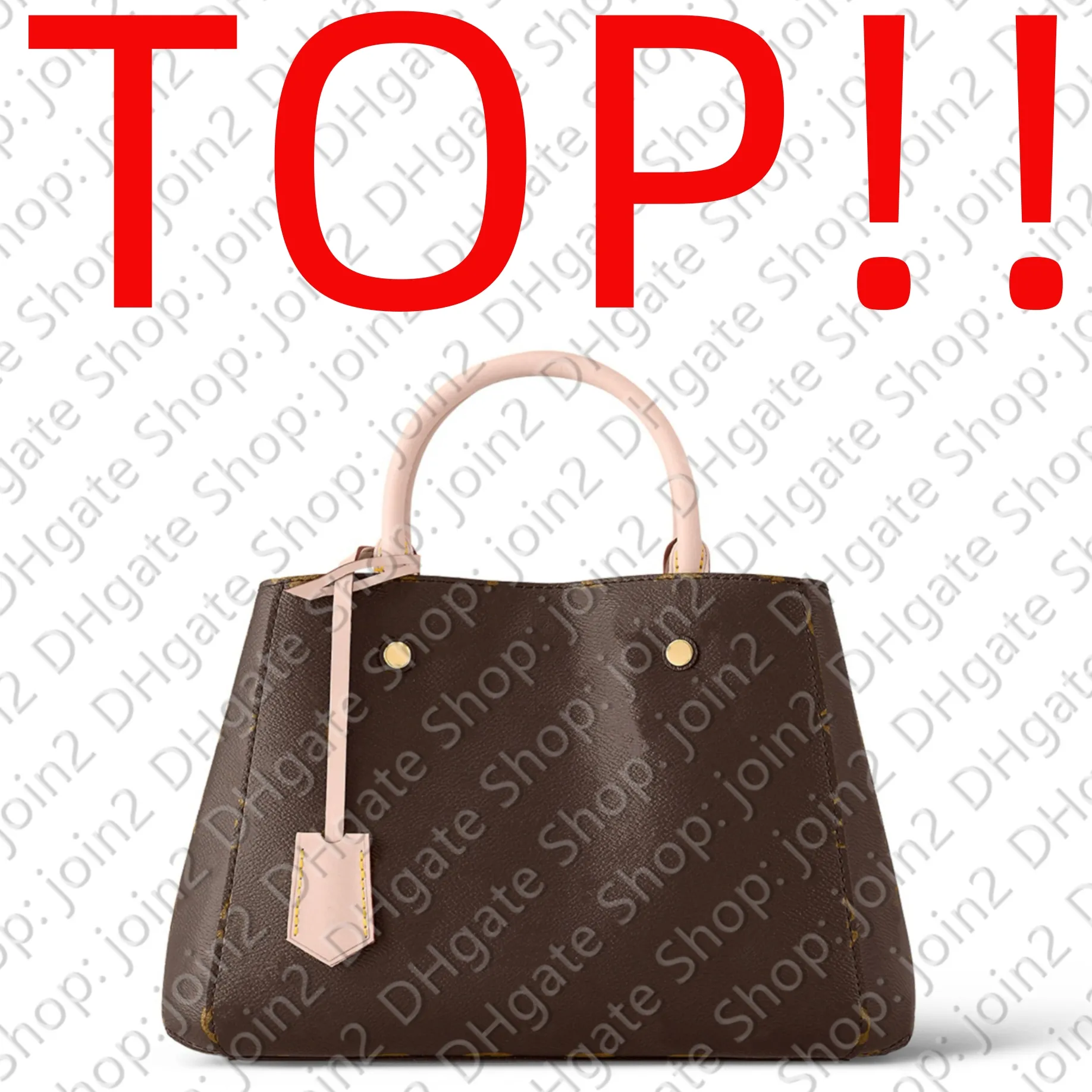 Bakken TOP. M41056 MONTAIGNE MM BB M41055 Designer Lady Business Tote Handtas Cross Body Schoudertas Top Handvat Portemonnee