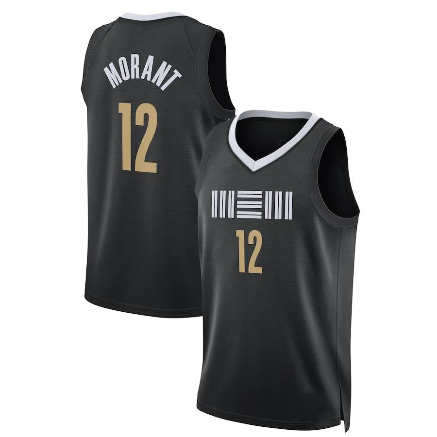 Basketball Jerseys 202324 12 Ja Morant 1 Lamelo Ball City Basketball Jersey Mens 10 Mike Bibby 3 Shareef Abdurrahim 50 Reeves Tyrone Bogues Larry Johnson Alonzo Mourn