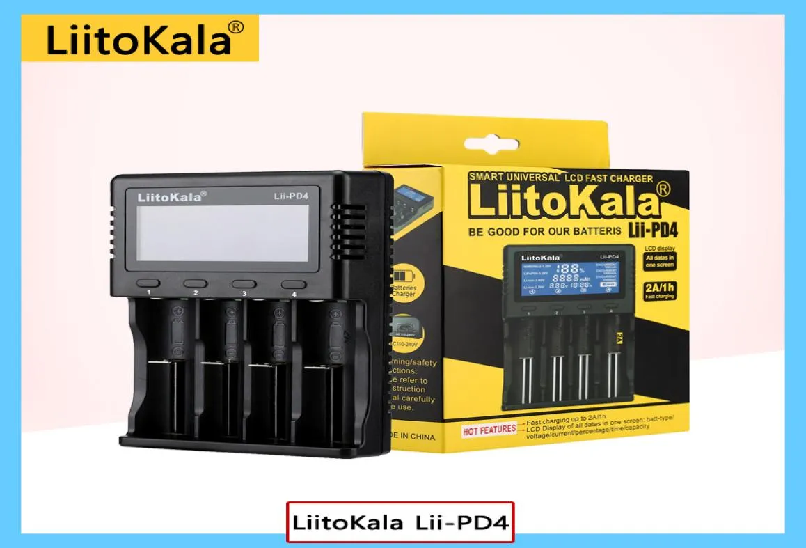 Multipoint pack charger lii500S lii500 liiPD4 Lii202 lii402 liiS2 liiS4 18650 Batteries Charger For 26650 16340 Rechareabl8225356