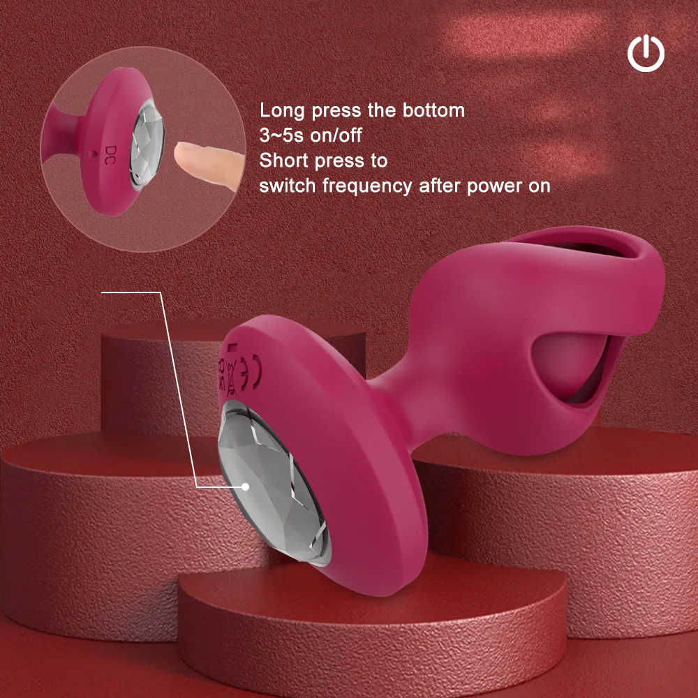 Jouets anaux Plug vibrateur femme bout à bout pour femmes masseur de Prostate sans fil télécommande adultes sexe Buttplug moi_voghion.com