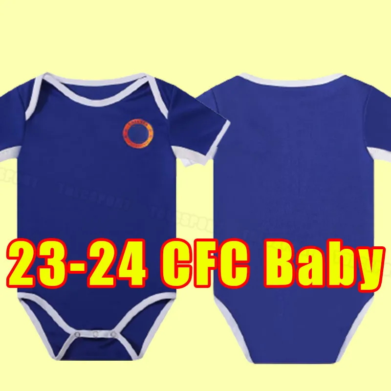 Baby 2023 2024 CFC Sterling Soccer Jerseys Cucurella 23 24 Mount Fount Football Shirt Kante Pulisic Havertz Koulibaly Jersey Uniform Kids Set Spädbarn