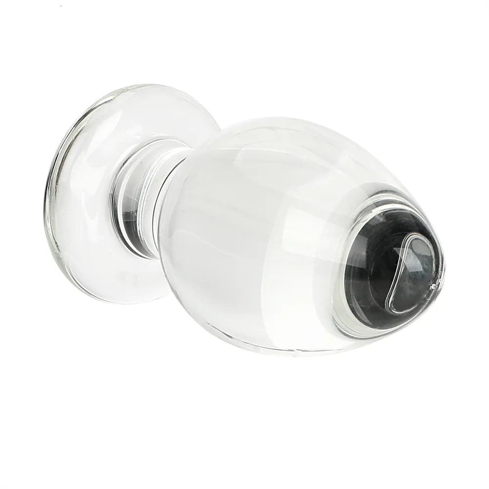 Analleksaker 20 mm 50 mm Big Butt Plug Dilator för kvinnor l Expander Glas Dildos Kvinna Onanist Kön Män 1_voghion.com