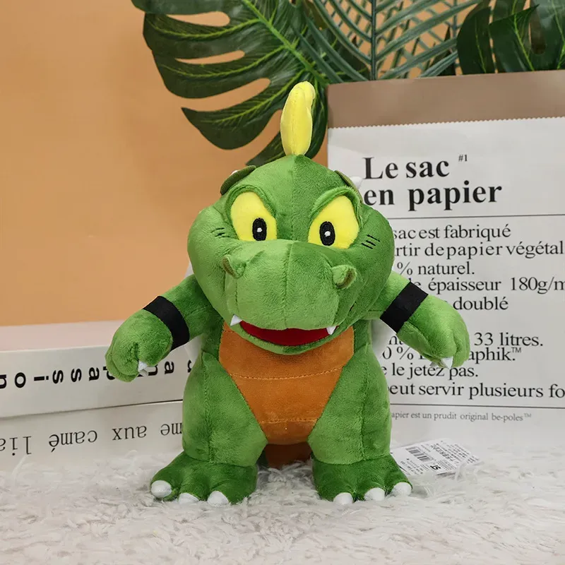 Gros dessin animé en peluche jouets en peluche mignon vert Koba dragon jouets en peluche jeu pour enfants Playmate cadeau de vacances griffe machine prix