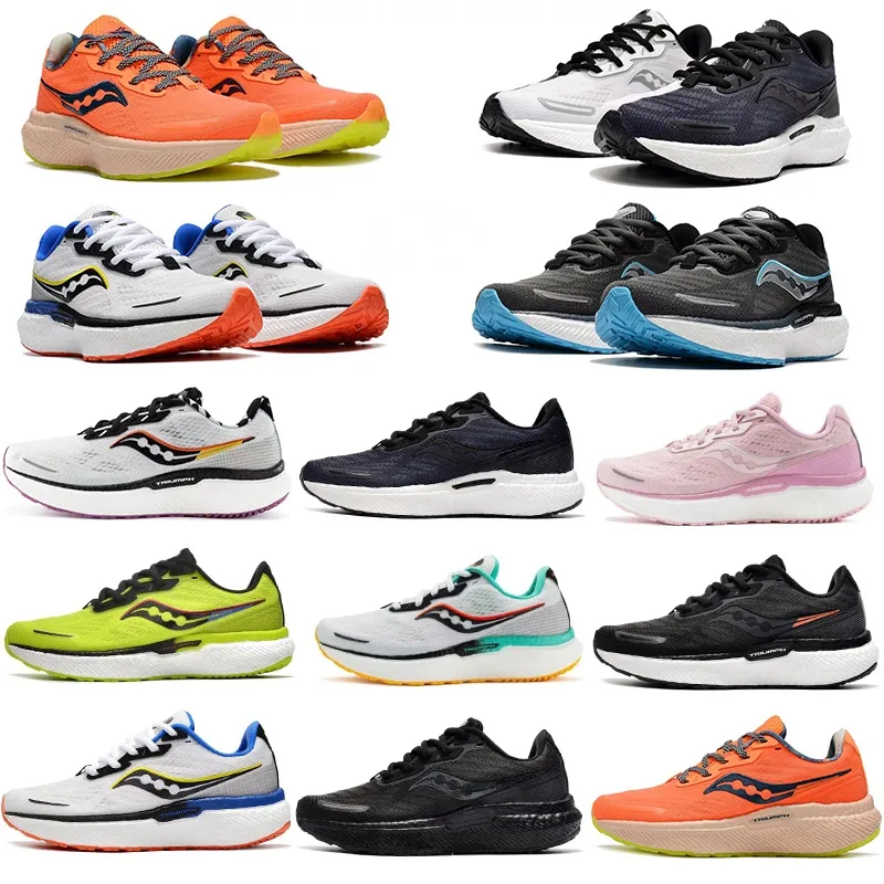 Saucony Triumph victory 19 casual shoes running shoes 2023 new lightweight shock absorption breathable sports sneakers size 36-45