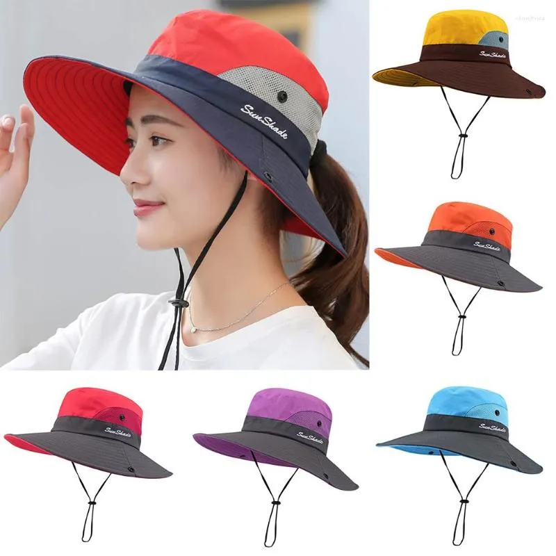 Wde Brm Sun Hat UV Protect Bucket Cap For Hkng Campng Fshng Men - View #11