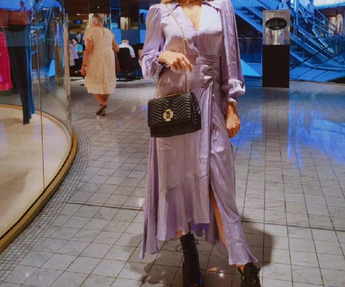 Casual Dresses Maje A Line Flare Dress Shriveled... From Jinguangcanlan558,  $83.19 | DHgate.Com
