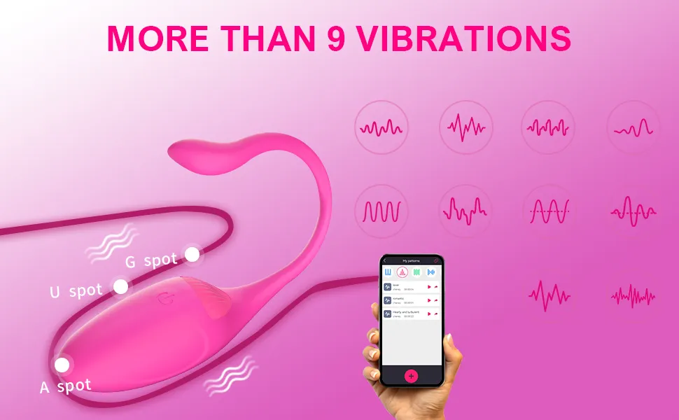 APP & Remote Control Couple Vibrator