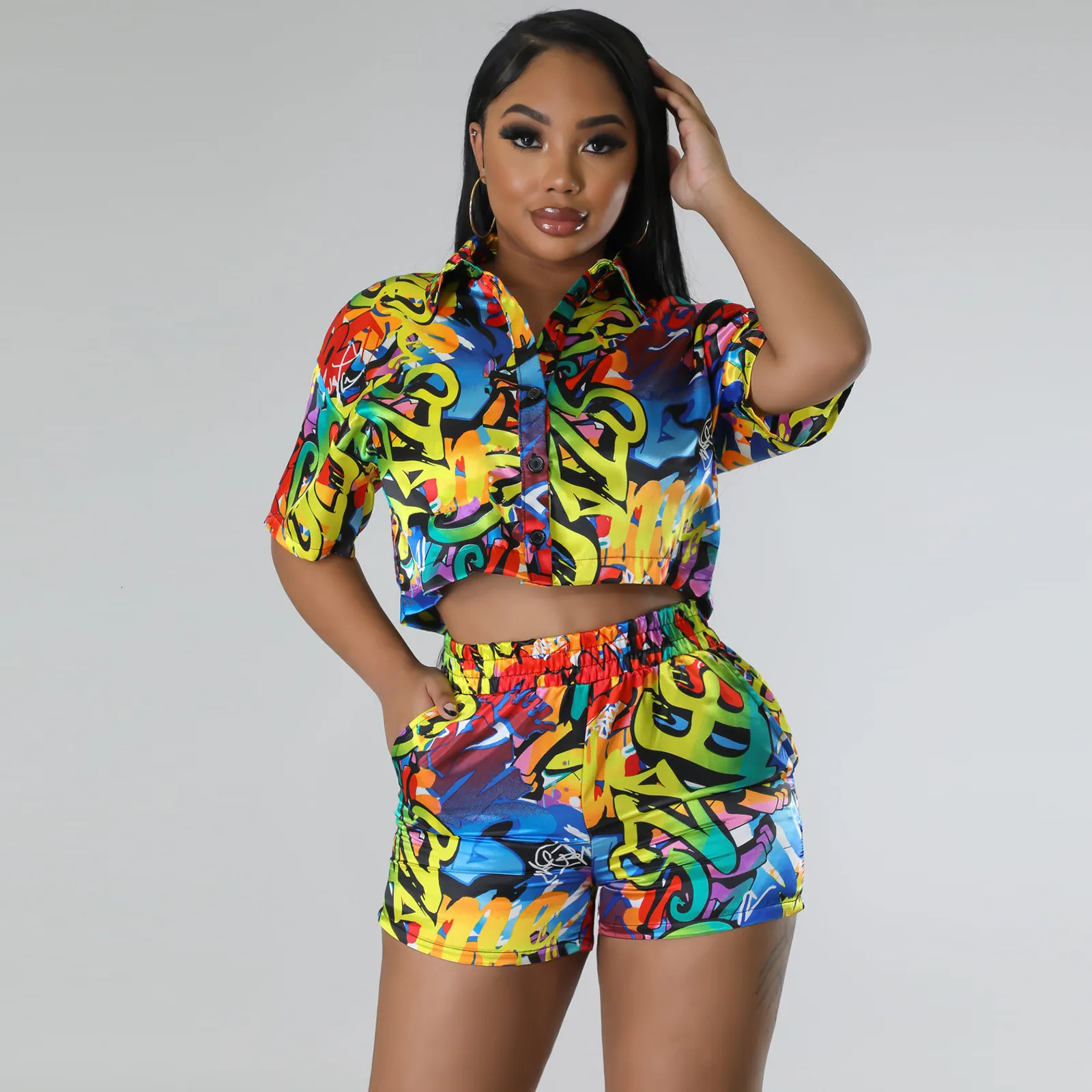 African print two piece deals outfit