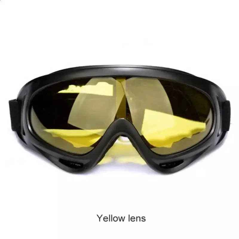 Ski Goggles Motorcycle Kieliszki przeciwsłoneczne Okulary przeciwsłoneczne Motocross Sportowy łyżwiarstwo wiatroodporne odporność UV 400 Ochronne biegi 231118