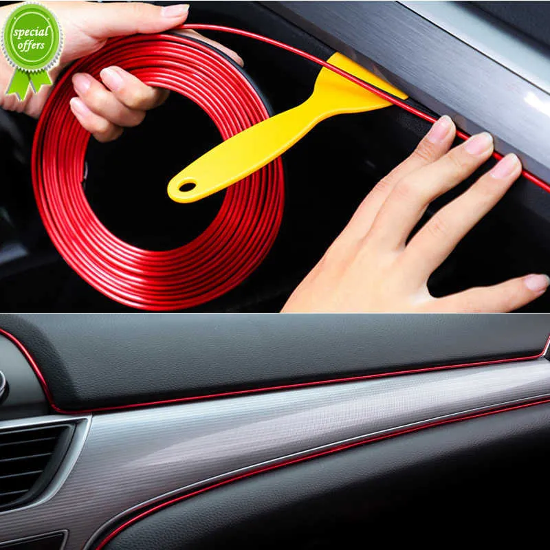 Neue 5 M DIY Soft Car Interior Molding Strip Dichtungsband Galvanik  Farbfolie Car Interior Exterior AmbieDecoration Zubehör Von 4,98 €