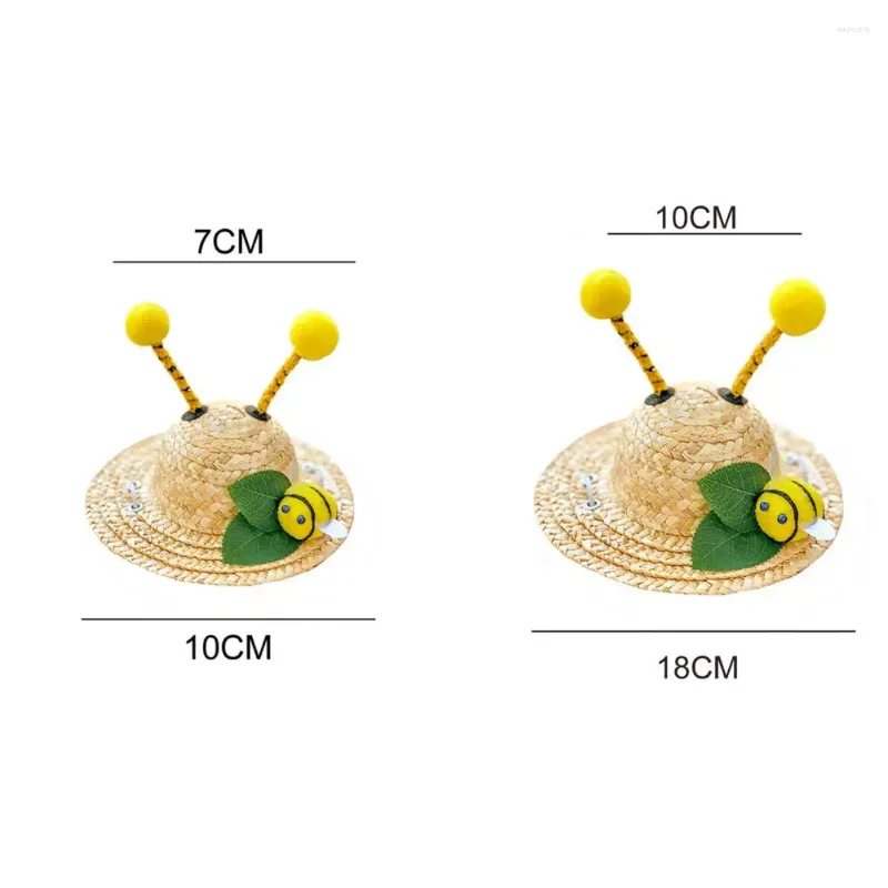 Dog Apparel Useful Pet Hat Outdoor Supplies Knitted Dogs Straw Lightweight Accessories For