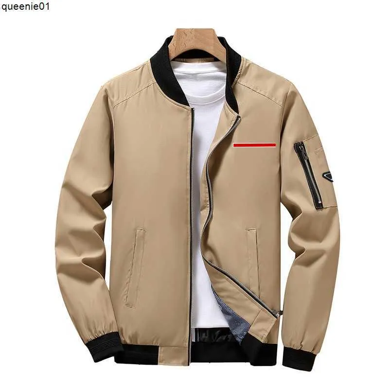 Men's Jackets Original Style Mens Designer Couples Fashion Classic Trend Zipper Long Sleeve Slim Fit Coat Top Thin Hoodie Coats Triangle Epaulettes Size M-6xl