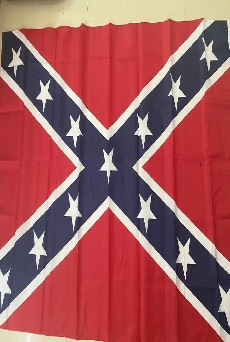 Bannervlaggen Burgeroorlog Slag Dixie Confederate Vlag Klaar voor verzending US 90x150 cm 3x5 ft T2I524493984949