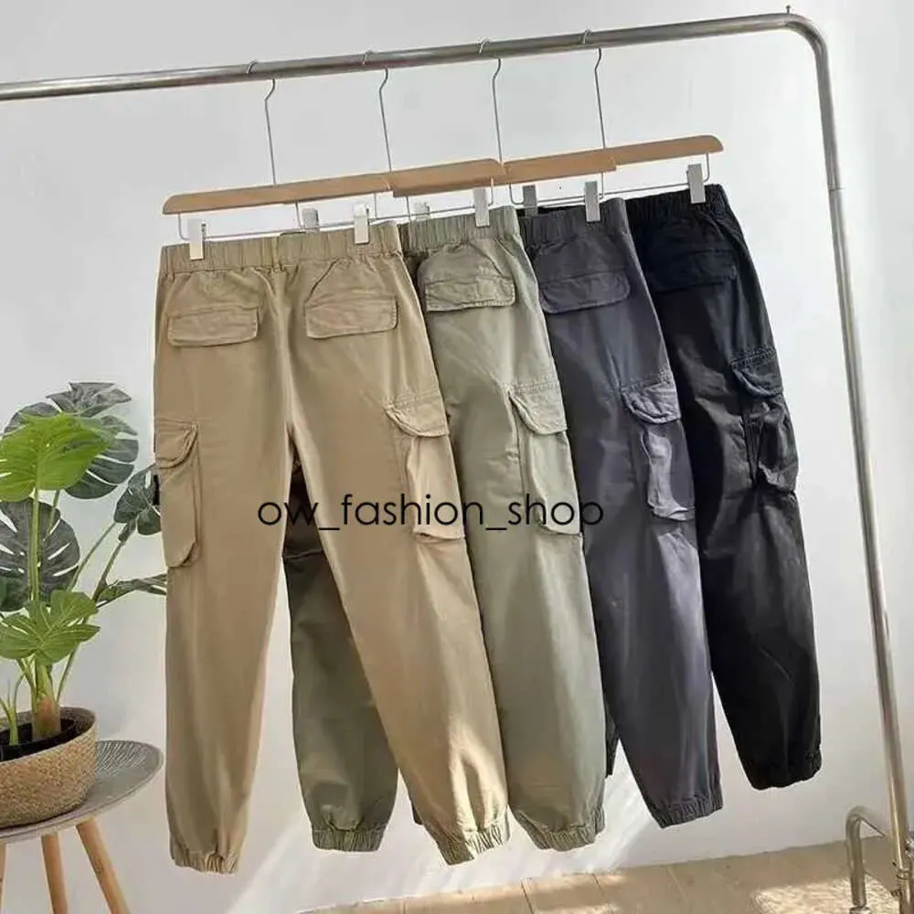 2023 MĘŻCZYZNA Y2K CARGO STONES Island HARUKU DIDRUM Multi Pocket kombinezon Hip Hop Punk Rock Wide Leg Pants 1185 783