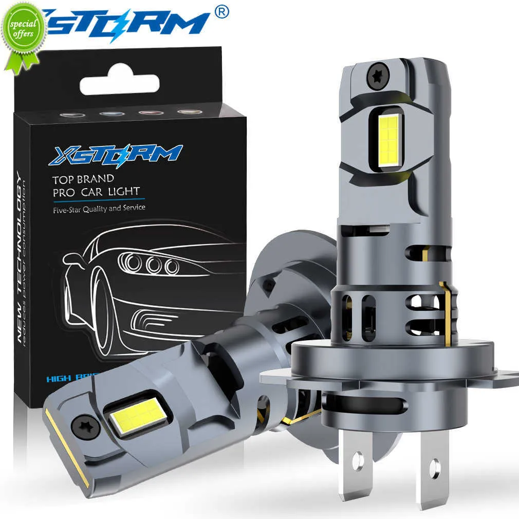 XSTORM H7 ampoule de phare LED Mini sans fil 60W 20000LM 6500K CSP pour phare de voiture lampes à Diode automatique H7 Turbo Led 12V Automobile
