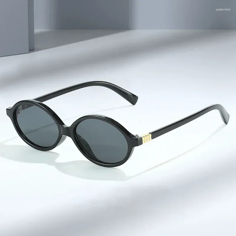 Sunglasses Fashion Oval Small Frame Female Senior Sense
