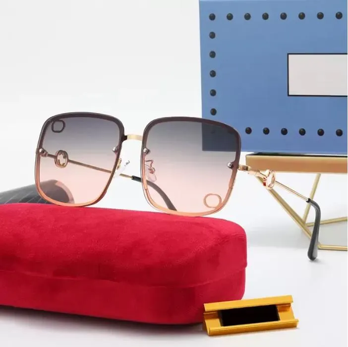 Sommar polariserade dam lyx solglasögon mode överdimensionerade solglasögon kvinnor designer med original box glasögon antireflex anti UV fyrkantiga solglasögon män