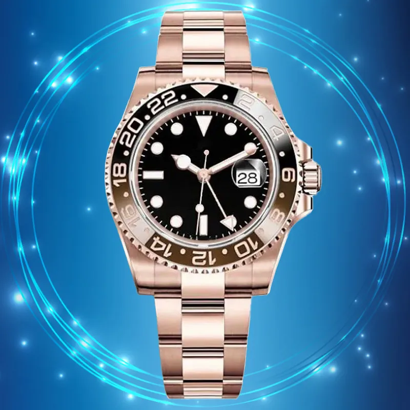 mens Luxury automatic watch 40mm Black coffee color bioceramic bezel Waterproof Sapphire Glass 3285 movement 904L All Stainless Steel Designer