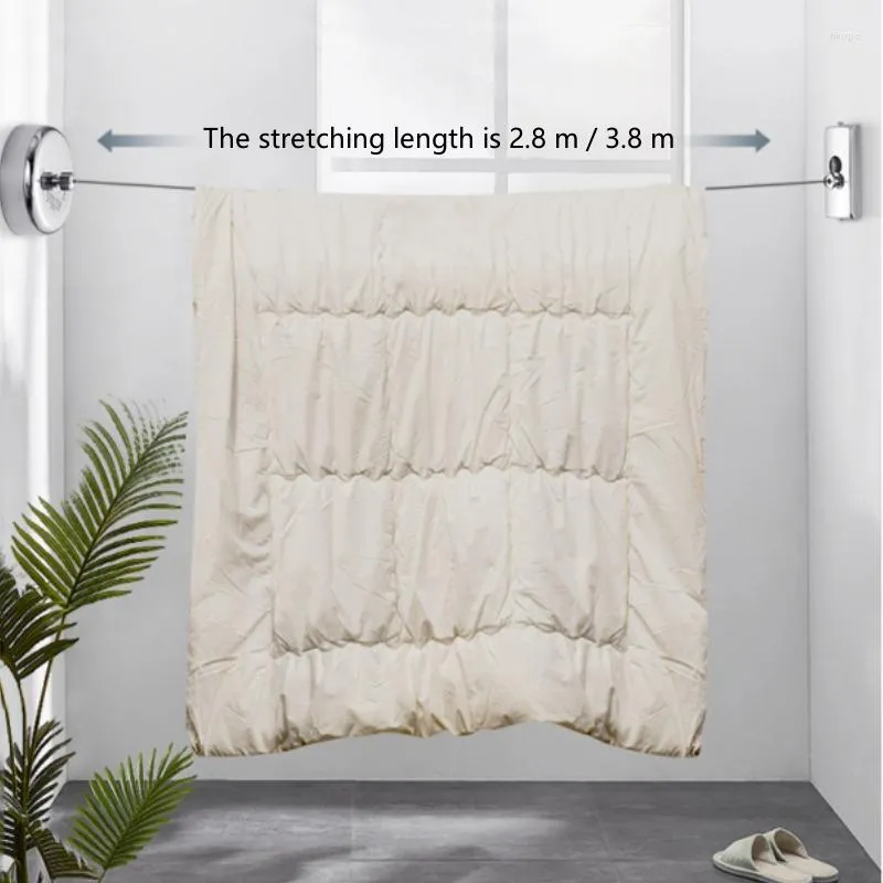 Hanger Onlines 2.8/3.8m Retractable Clothes Drying Rack Rope Home Storage  Stainless Steel Clotheslines Dryer Organiser Laundry Hanger Online From  Tikopo, $16.88
