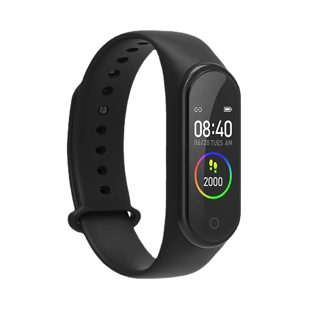 XZT M4 Wristband Sport Fitness Kolor Ekran Ekran inteligentny bransoletka do ciśnienia krwi spaceru