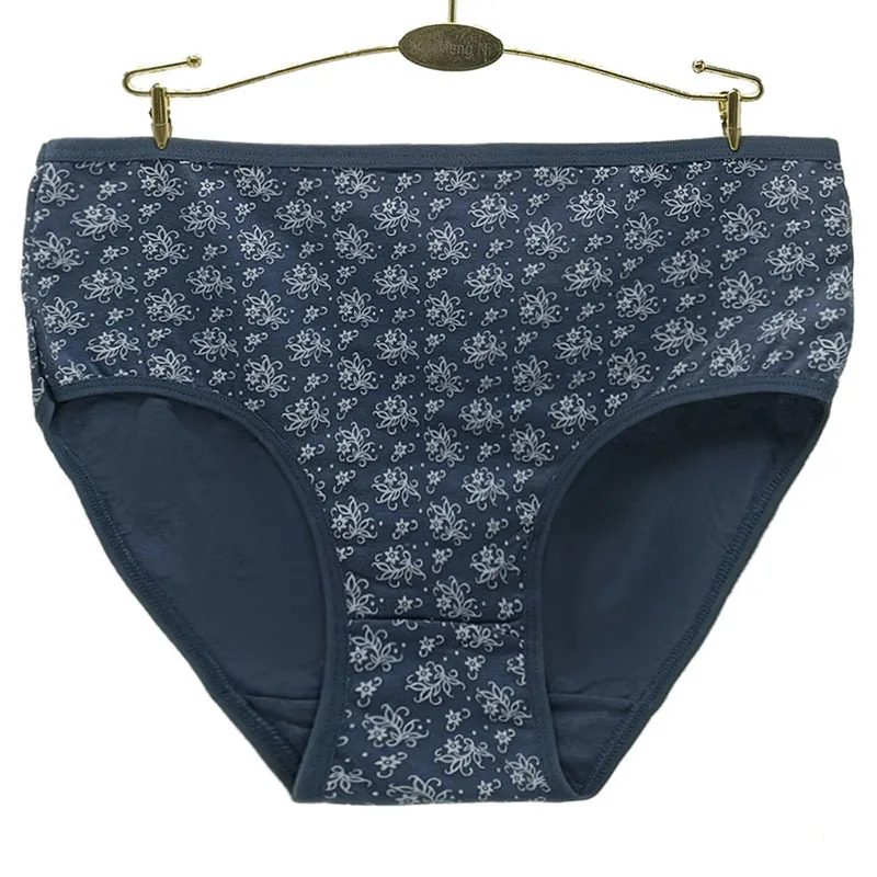 6 Pieces/Lot Cotton Underwear Women Panties Plus Size Briefs High Waist  Knickers Female Underpants Woman Intimate 2XL 3XL 4XL