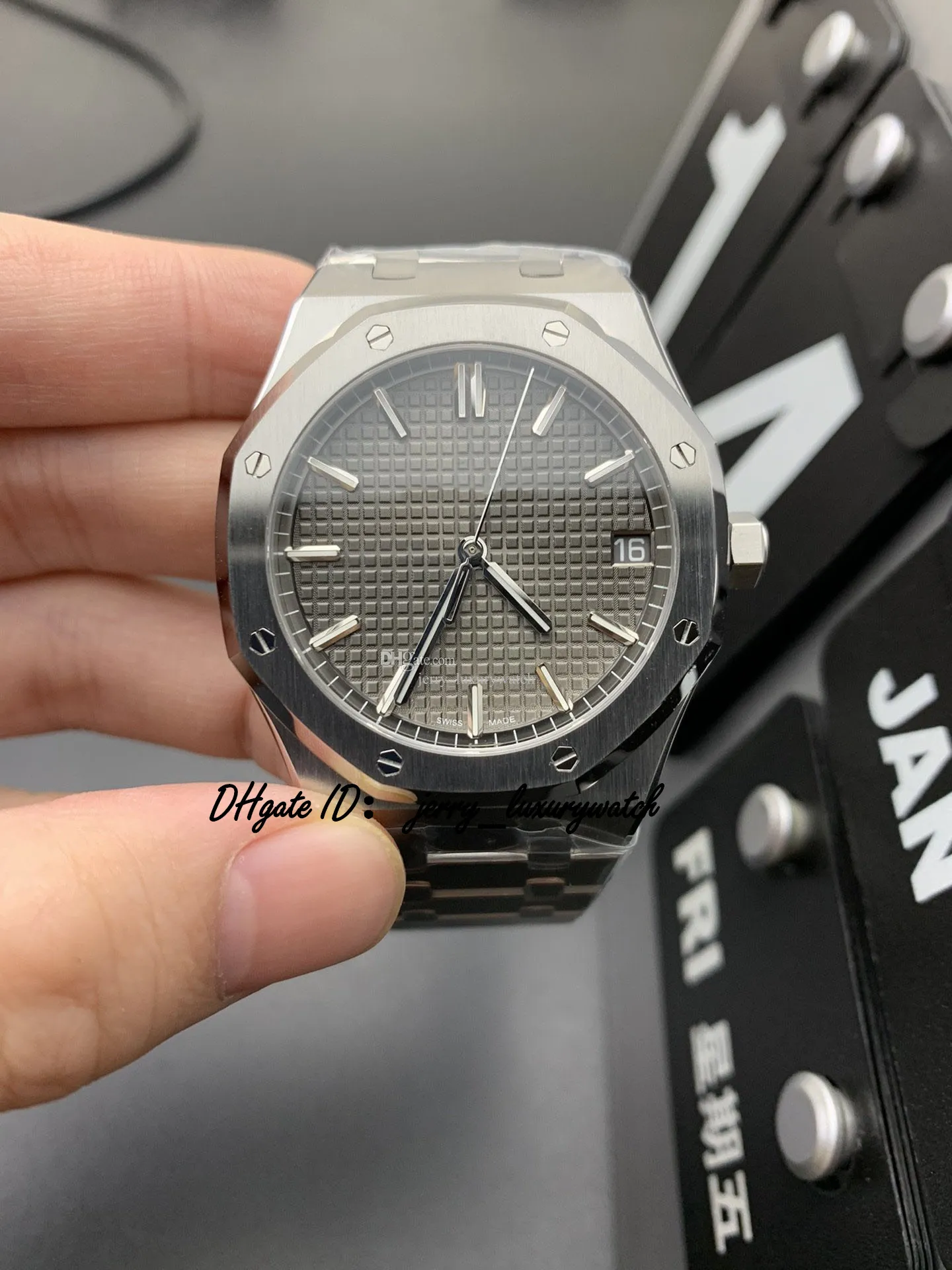 ZF Luxury Mens Watch 15500 V3 Perfect Version 41x10.4mm Cookie Texture Three Dimensional Full Instant Jump Calendar Fine Ground Steel Belt Gary From 65 18 DHgate