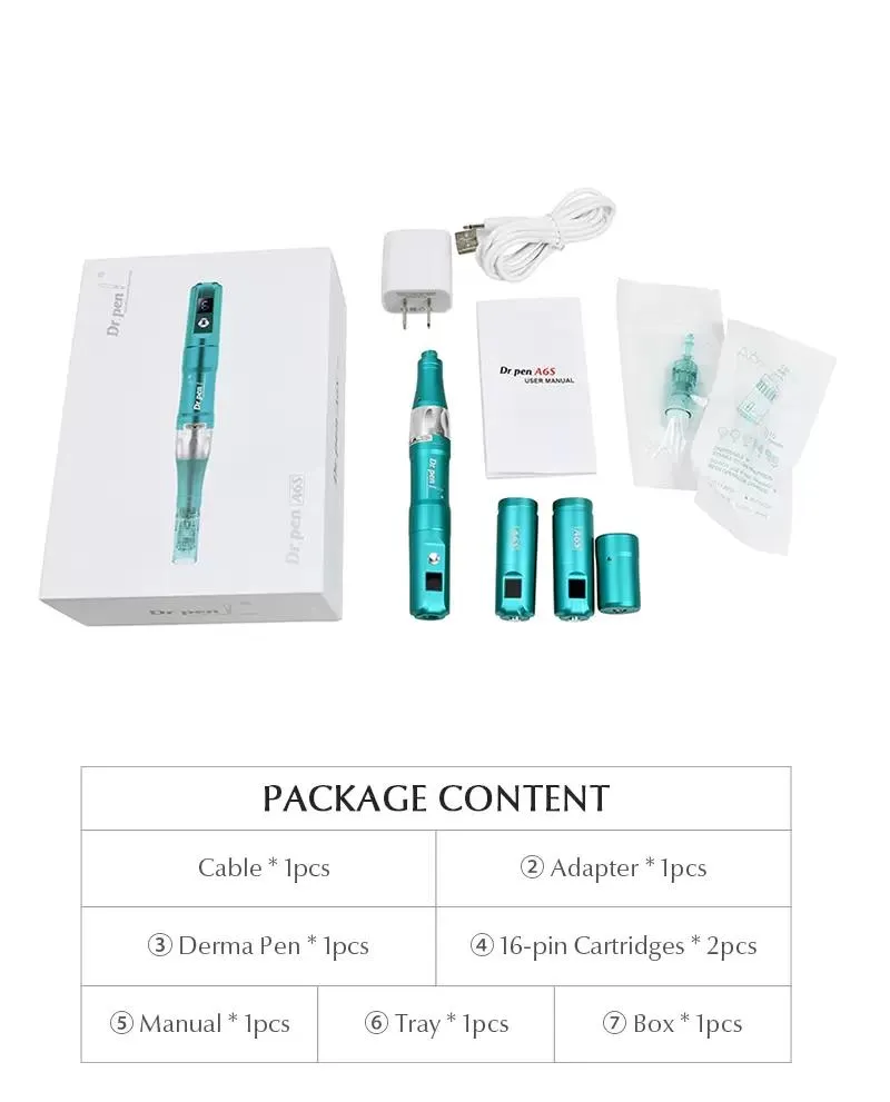 Dr Pen A6S Smart Beauty Microneedle 롤러 장치 전기 중간 요법 Derma Pen을위한 뷰티 개인 관리