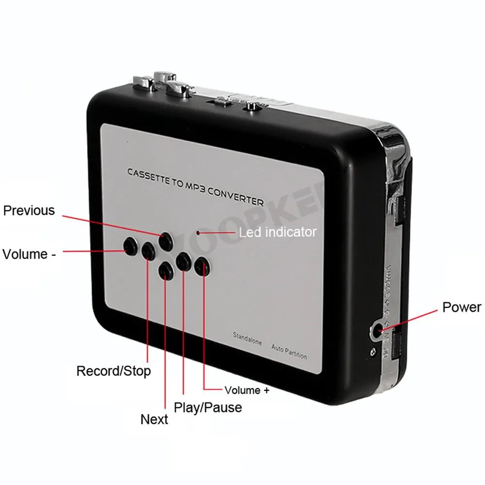 Lecteur cassette USB et convertisseur MP3 Audacity - Radio