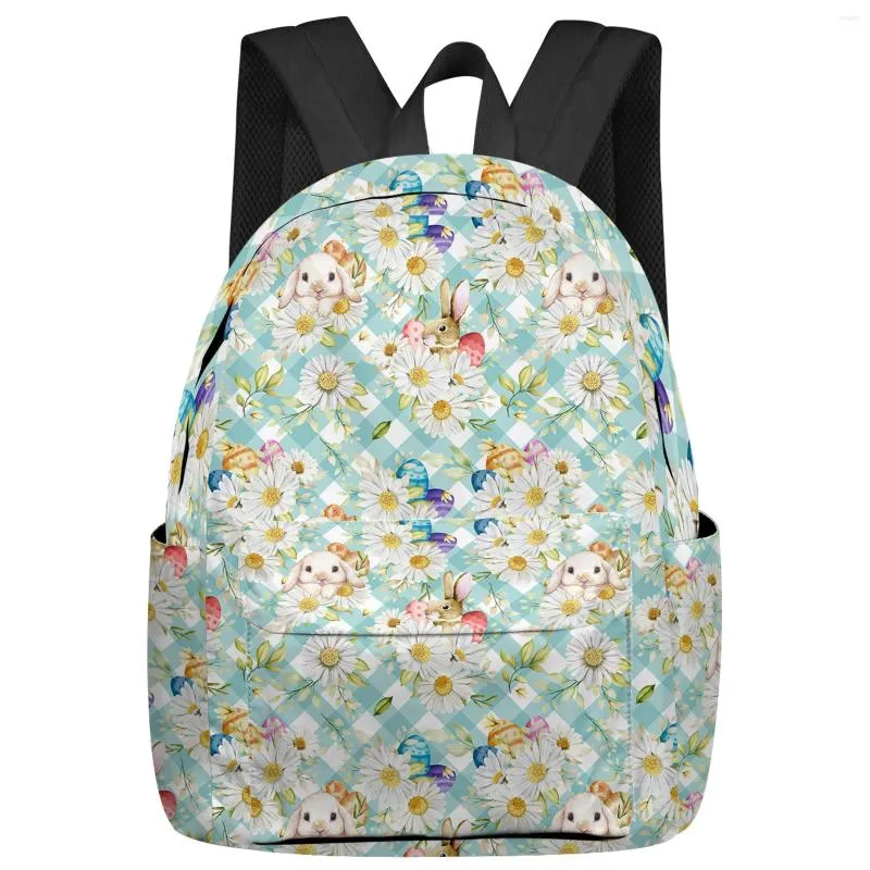 Zaino Easter Egg Egg Spring WaterColor Student Borse School Laptop Custom for Men Femmina femmina Travel Mochila