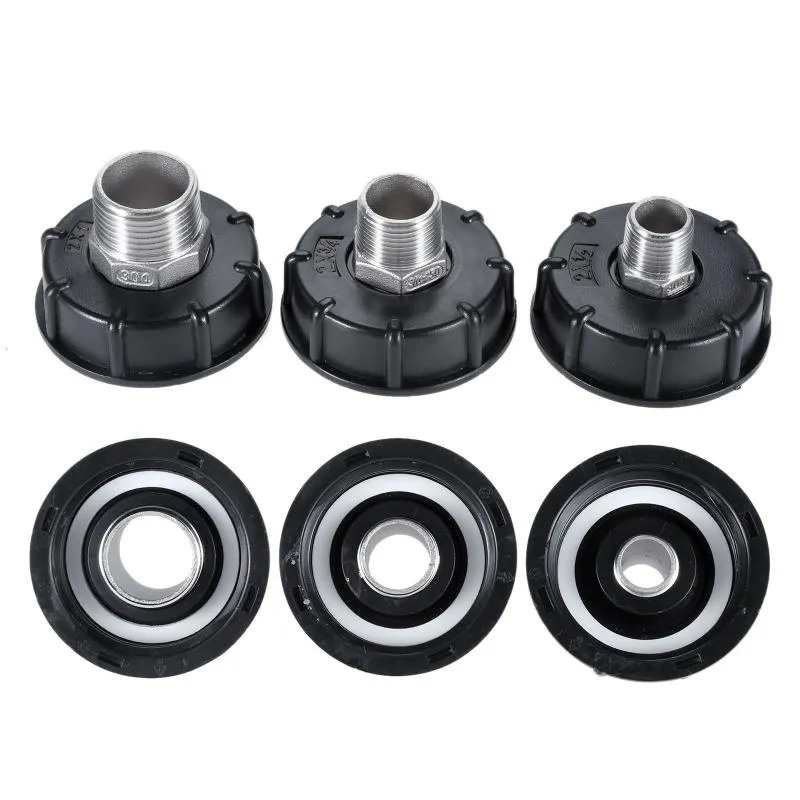 Watering Equipments 1pc Water Tank Adapter Containers Drain Connector IBC Garden Fittings 60mm Thread