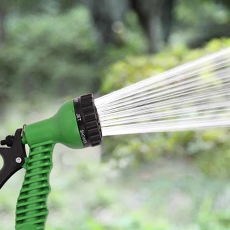 Watering Equipments Garden Clean Expandable Pipe Spray Gun Hoses Hose Nozzle Adjustable Patterns Slip Resistant For Water PlantWatering