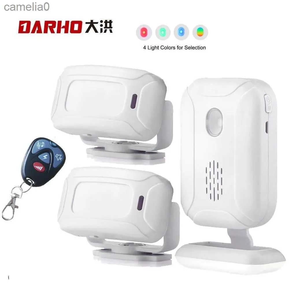 DOORBELLS DARHO 36 RINGTONES SHOP STORE HOMEセキュリティウェルカムチャイムワイヤレス赤外IRモーションドアベルセンサーアラームエントリドアベルル231120